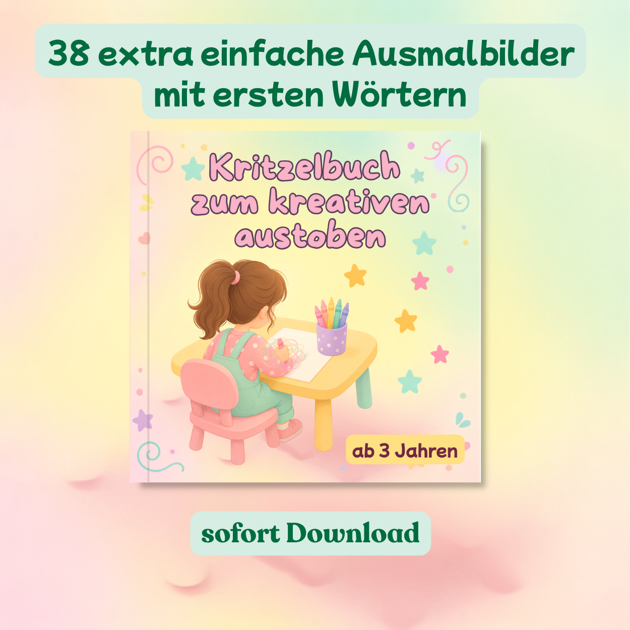 Kritzelbuch für Kinder als PDF-Download